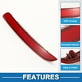 thumbnail image 4 of Reflector lateral trasero izquierdo Unique Bargains No.924051W000 para Kia Rio 2012-2015 Rojo, 4 of 7