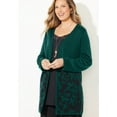 thumbnail image 4 of Catherines Women's Plus Size Jacquard Cardigan, 4 of 4