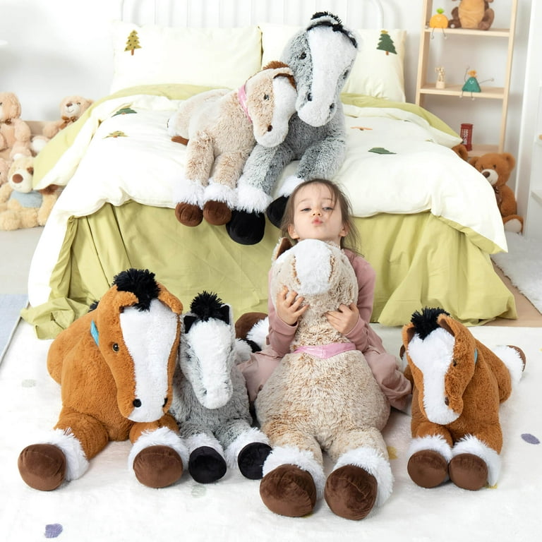 MaoGoLan 47 Giant Horse Stuffed Animal Large Stuffed Horse Plush Toy