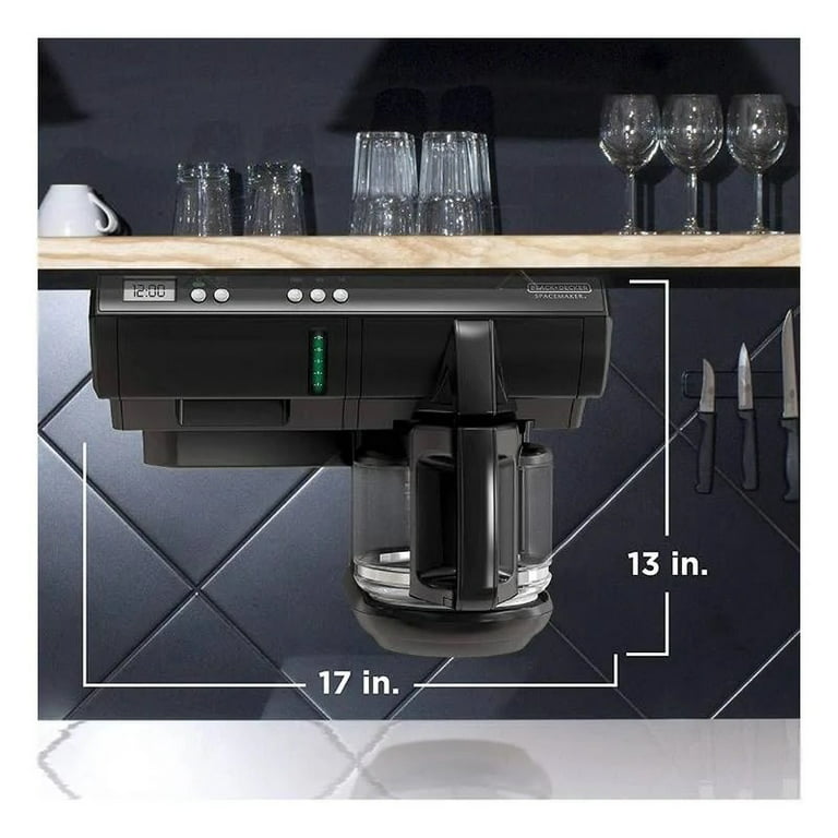 Black and decker space saver coffee maekr is the best