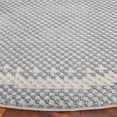 thumbnail image 3 of SAFAVIEH Continental Ermintrude Distressed Area Rug, Gray/Beige, 6'7" x 6'7" Round, 3 of 10