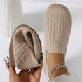 thumbnail image 6 of Willtoo Women's Flats Slip On Go Walk Shoes for Women Comfortable Walking Sneakers Knit Low Wedge Dressy Ballet Shoes, 6 of 6