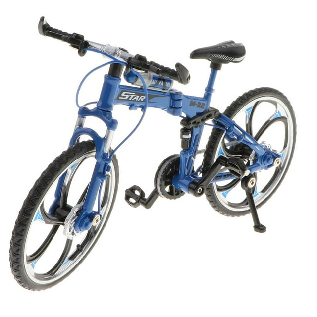 Velódromo de montaña plegable de aleación a escala 1:10, modelo artesanal de carreras, juguete para decoración del hogar