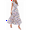 Picture5, variant on V-Neck Pleated Flying Sleeves Printed Midi Dress Picture1 S