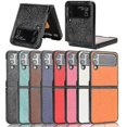 thumbnail image 1 of Funda de piel a prueba de golpes con diseño de cocodrilo retro compatible con Samsung Galaxy Red, 1 of 4