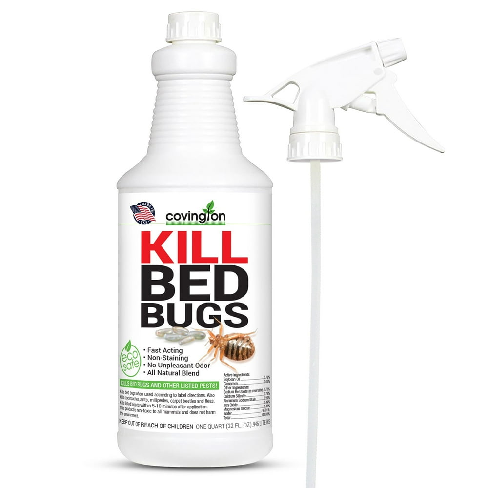 Bed bug spray for home large 32 oz quart starts working on contact 