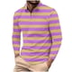 thumbnail image 2 of Blusa y camisa de manga larga con cuello vuelto para hombre, informal, con cuello vuelto, estampado, para fitness, deportiva, de manga larga, de poliéster, 2 of 5