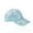 Aqua Sky, variant on Adjustable Aqua Sky Floral Print Baseball Cap for Women and Men