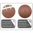 thumbnail image 4 of 7.25 Inch Foam Football Easy Grip Small Kids Youth Size Soft Toddler Brown, 4 of 5