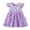 Purple, variant on Watermelon 1st Birthday Rainbow Cake Smash Skirt Set, Princess Romper & Headband for Baby Girls Photo Shoot