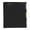 Black, variant on Mintra Durable Premium Spiral Notebook (3 Subject - Green Olive) - Fabric Covered Coils, Adjustable Pocket Folders, 150 Sheets