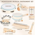 thumbnail image 2 of Instrumentos musicales Juguetes Montessori de madera para niños pequeños, 2 of 6