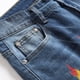 thumbnail image 5 of Vaqueros ajustados de moda con estampado de color claro elástico de gama alta para hombre Pompotops oipoqjl23953, 5 of 8