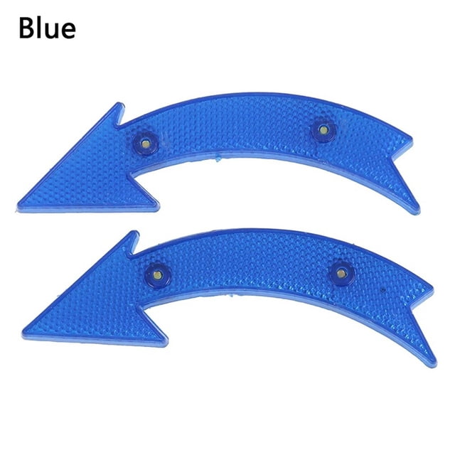 Remove Without Tools Wide Range Of Uses Bike Reflectors Bicycle Accessories Green Plastic Red White Approx.15cm