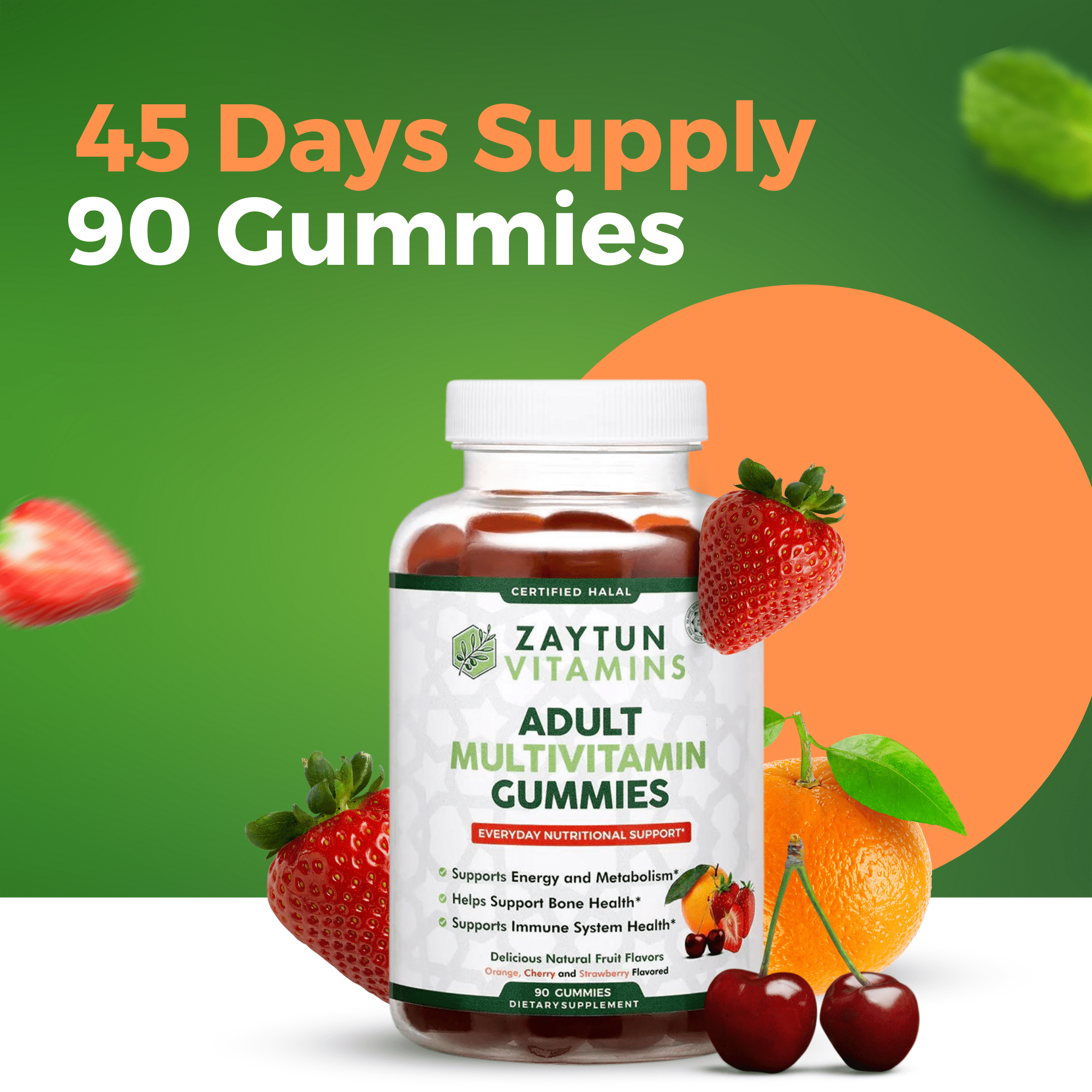 Zaytun Halal Adult Multivitamin Gummies - الدام الاردن | Ubuy