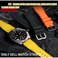 thumbnail image 2 of Correa de reloj de caucho fluorado de liberación rápida de 20 mm, 22 mm y 21 mm para relojes de buceo de cada marca, correa para Breitling, IWC y Seiko, 2 of 5