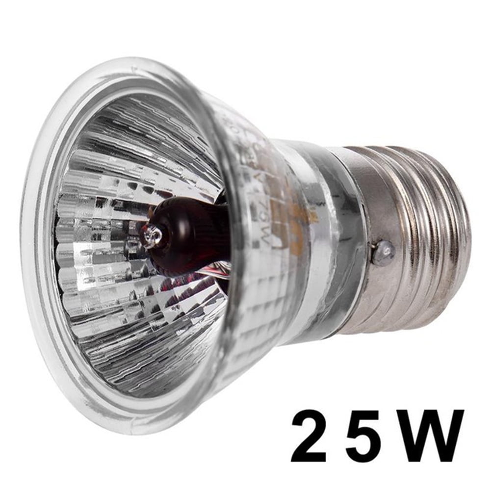 Qiyun Heat Sunlight Lamp Uva Uvb For Amphibian Reptiles Birds Snakes Silver 25w