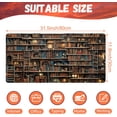 thumbnail image 2 of Desk Pad, Fantasy Shelves Desk Mat, Shelves Full of Books Large Gaming Mouse Pad for Desk, 31.5"x11.8" Extended Big Computer Keyboard Mouse Pad with Non-Slip Base and Stitched Edge, 2 of 13