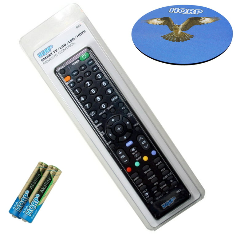 HQRP Remote Control for Sony KDL-40BX450, KDL-40EX40B, KDL-40EX500