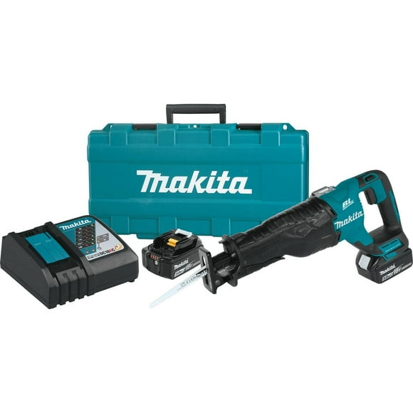 Sierra Recipro Makita XRJ05T LXT de 18 V, iones de litio, 5 Ah