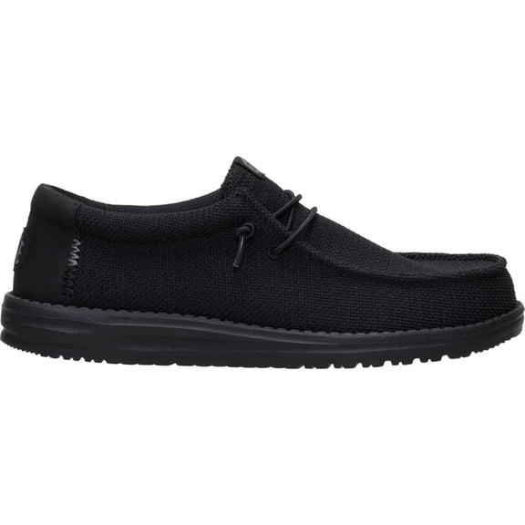 HEYDUDE Men Wally Mesh Black Mono, 13