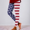 thumbnail image 4 of WILLBEST Leggings Con Estampado Tie-Dye Del Día de La Independencia Para Mujer, Pantalones de Yoga de Cintura Alta, Para Entrenamiento, Correr, Atletismo, Estiramiento, Cómodos, Para Fitness Grande, 4 of 5
