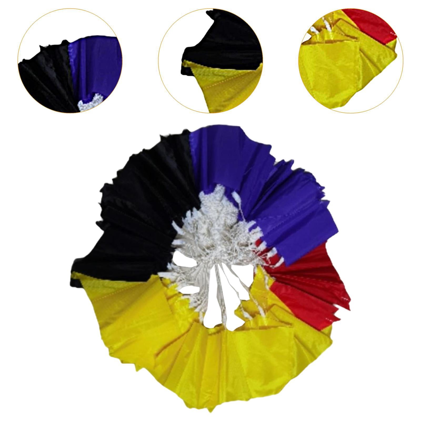 Baoblaze 3D Fly Kite Multicolor Outdoor Sports Folding Flying Toy Novelty Leisure Sports 32holes 512cm