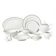 thumbnail image 2 of Lorenzo Import Georgette-57 57 Piece Border Porcelain Dinnerware Set, Gold - Service for 8 Georgette, 2 of 2