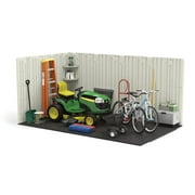Suncast Metal and Resin Storage Shed, Vanilla, 8ft x 10ft, 547 Cu. ft. coverage area