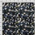 thumbnail image 4 of oneOone Cotton Silk Black Fabric Floral Diy Clothing Quilting Fabric Print Fabric By Yard 42 Inch Wide, 4 of 4