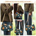 thumbnail image 4 of FORMRS Womens Shoulder Bag with Chain Strap Clutch Purse Cute Tote Handbag, Green Floral Oranges, 4 of 7