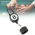 thumbnail image 3 of Pool Chalk Holder, Billiard Chalk Holder ABS Portable with Retractable Rope Buckle for Billiard Accessory, 3 of 7