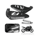 thumbnail image 2 of Cubre Puños Moto Motocicleta Con Luz Led Universal  Estilo 2 Lab.G Negro, 2 of 5