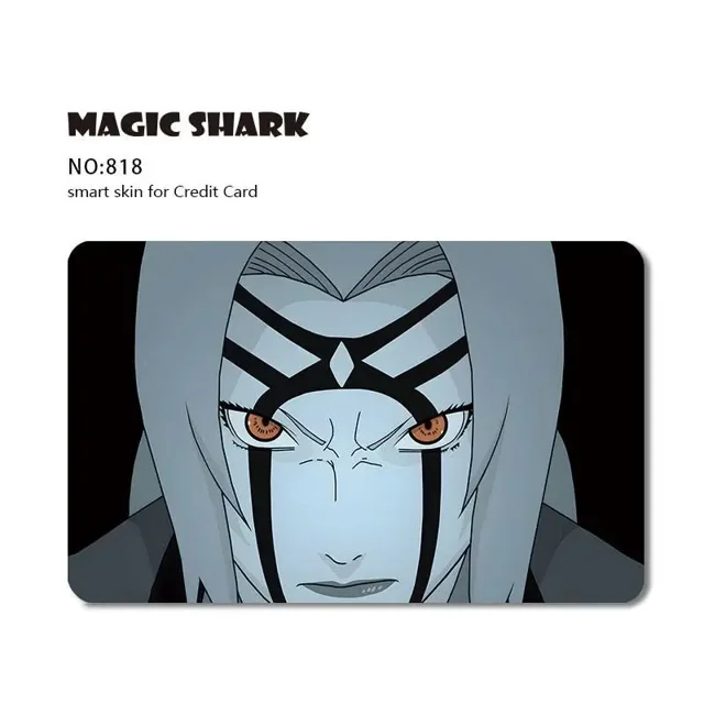 Fashion Cartoon Anime Game PVC Matte Film Sticker Case Skin for Credit Card Big Small No Chip 818 Big Chip