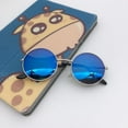thumbnail image 2 of Kids Child Size Hippie Round Circle Lens Metal Sunglasses, 2 of 4