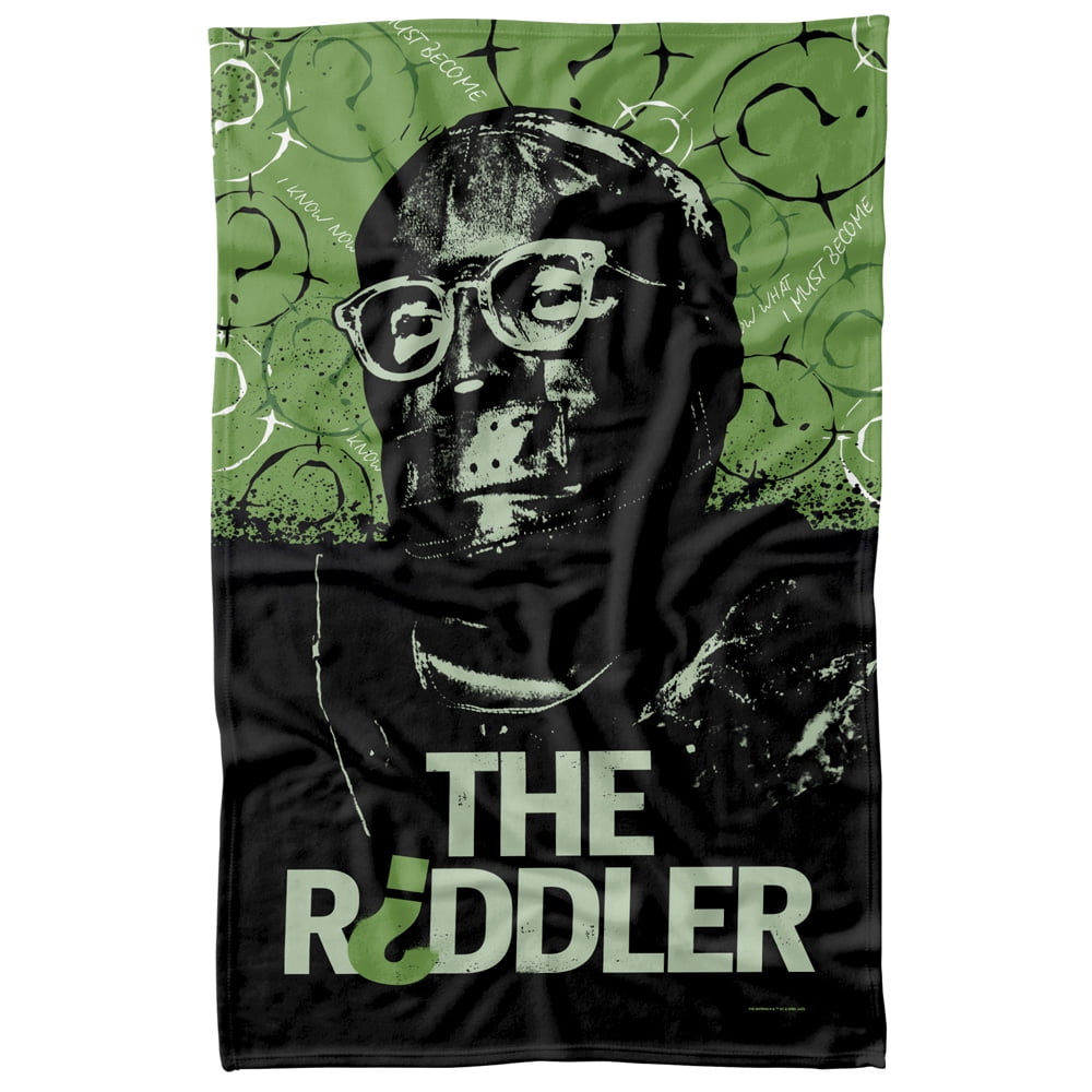 The Batman (2022) Blanket, The Riddler Fleece Blanket 36' x 58