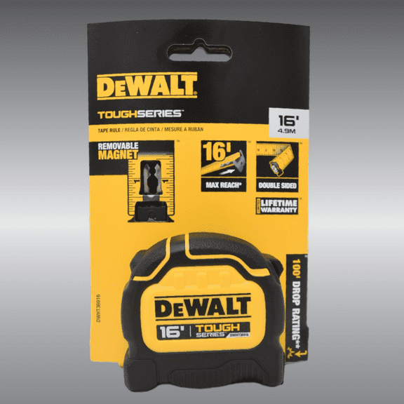 Dewalt 16 ft Tape Measure - Tough Series (DWHT36916S)