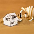 thumbnail image 5 of Miniature Wood House Model for Architectural Scene with 1 Piece Realistic Design, 5 of 5