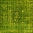 thumbnail image 1 of Ahgly Company Indoor Square Oriental Yellow Industrial Area Rugs, 8' Square, 1 of 4