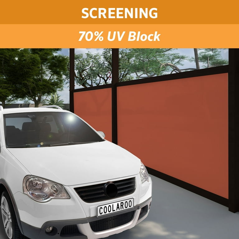 Coolaroo Privacy Screen Shade Fabric with 70% UV Block Protection