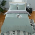 thumbnail image 4 of Duvet Cover with Pillowcase, Microfiber Reversible Soft Duvet Cover Set with Zipper Closure, 4 of 9