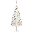 thumbnail image 1 of vidaXL Artificial Pre-lit Christmas Tree with Ball Set White 240 cm, 1 of 5