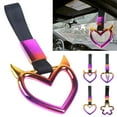thumbnail image 2 of SharkTRUE High-Strength Nylon Car Tow Strap with PVC Ring - Multi-Color, Safe Rear Bumper & Hand Pull Ring Accessory, 2 of 8