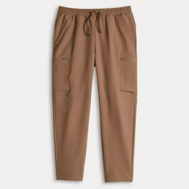 Men s Tek Gear Free Trek Cargo Pants Color Hawk Gray Size L Walmart