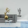 thumbnail image 2 of Estatua De Caballero De Resina Moderna, Adorno Artesanal, Figura Coleccionable Para Centro De Mesa, Estante, Sala De Estar, Oficina, Entrada, Estantería, Escritorio, Regalo De Inauguración De, 2 of 8