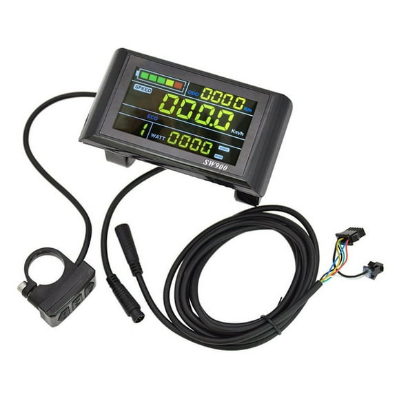SW900 LCD Display Meter Control Panel 24 36 48V 52V 60V Electric Scooter 6 Pins Plug Riding Speed Time Power Display