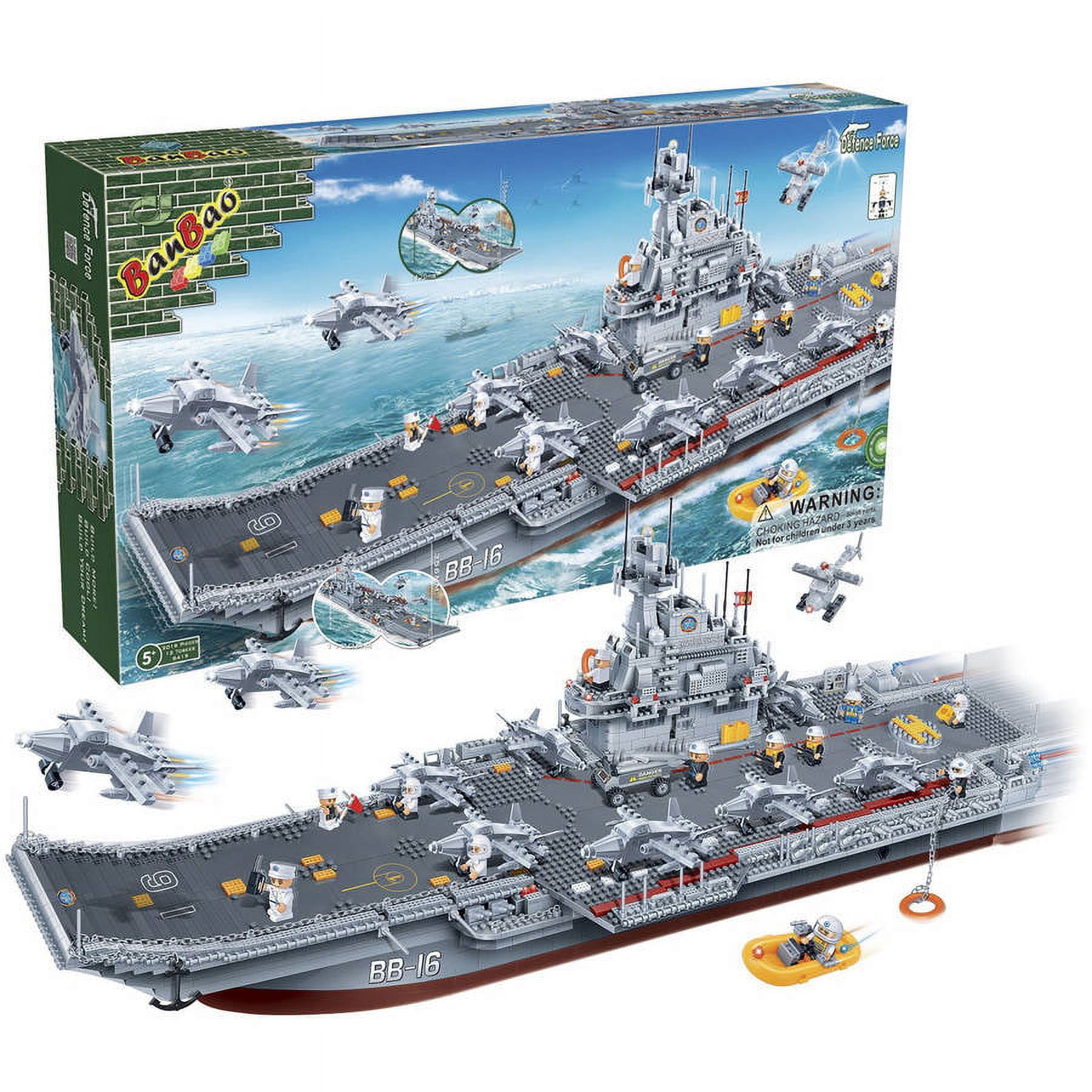 BanBao World Defense Marine Flag Ship 3,016-Piece Building Set