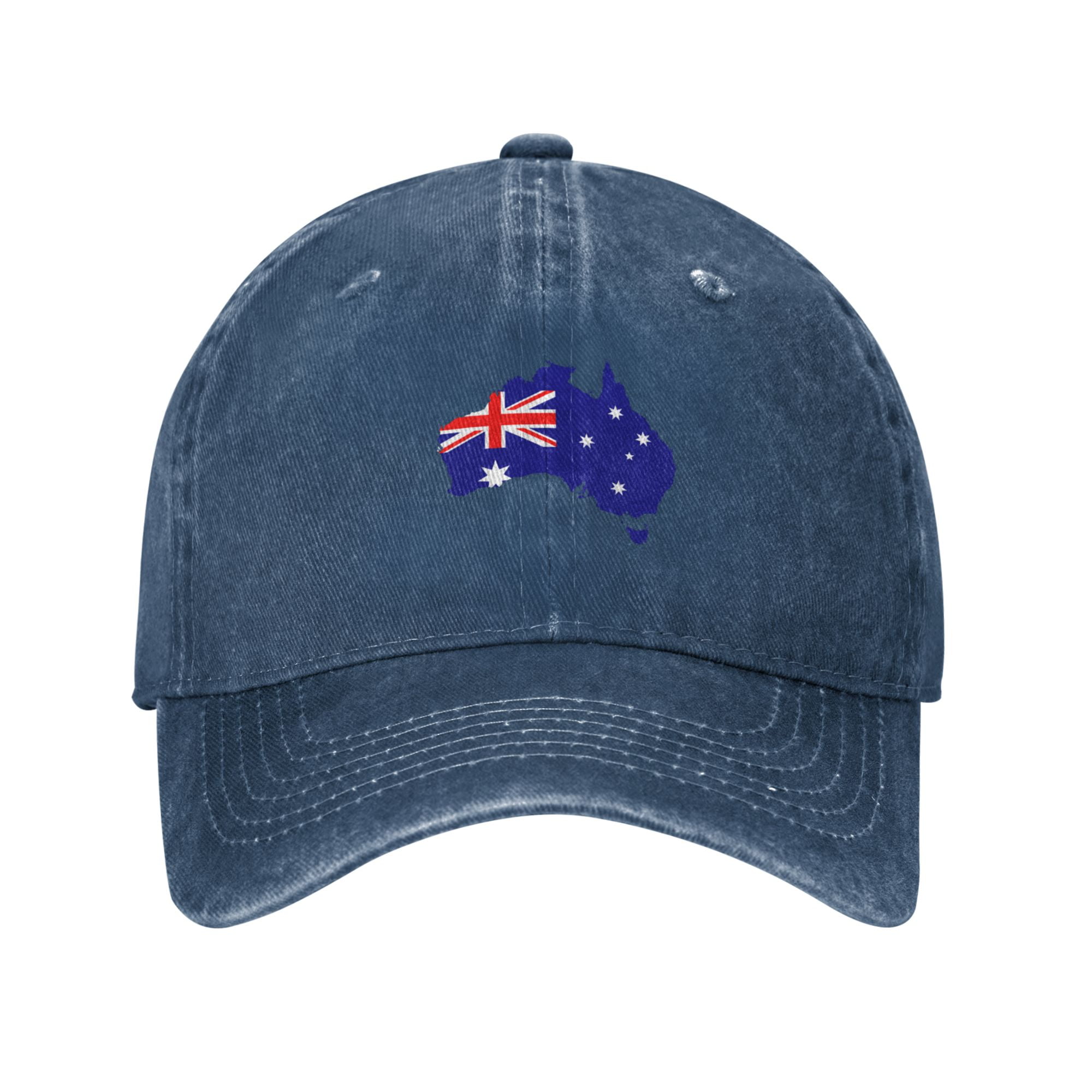 ZICANCN Adjustable Baseball Cap Women, Australia Flag Hats for Men