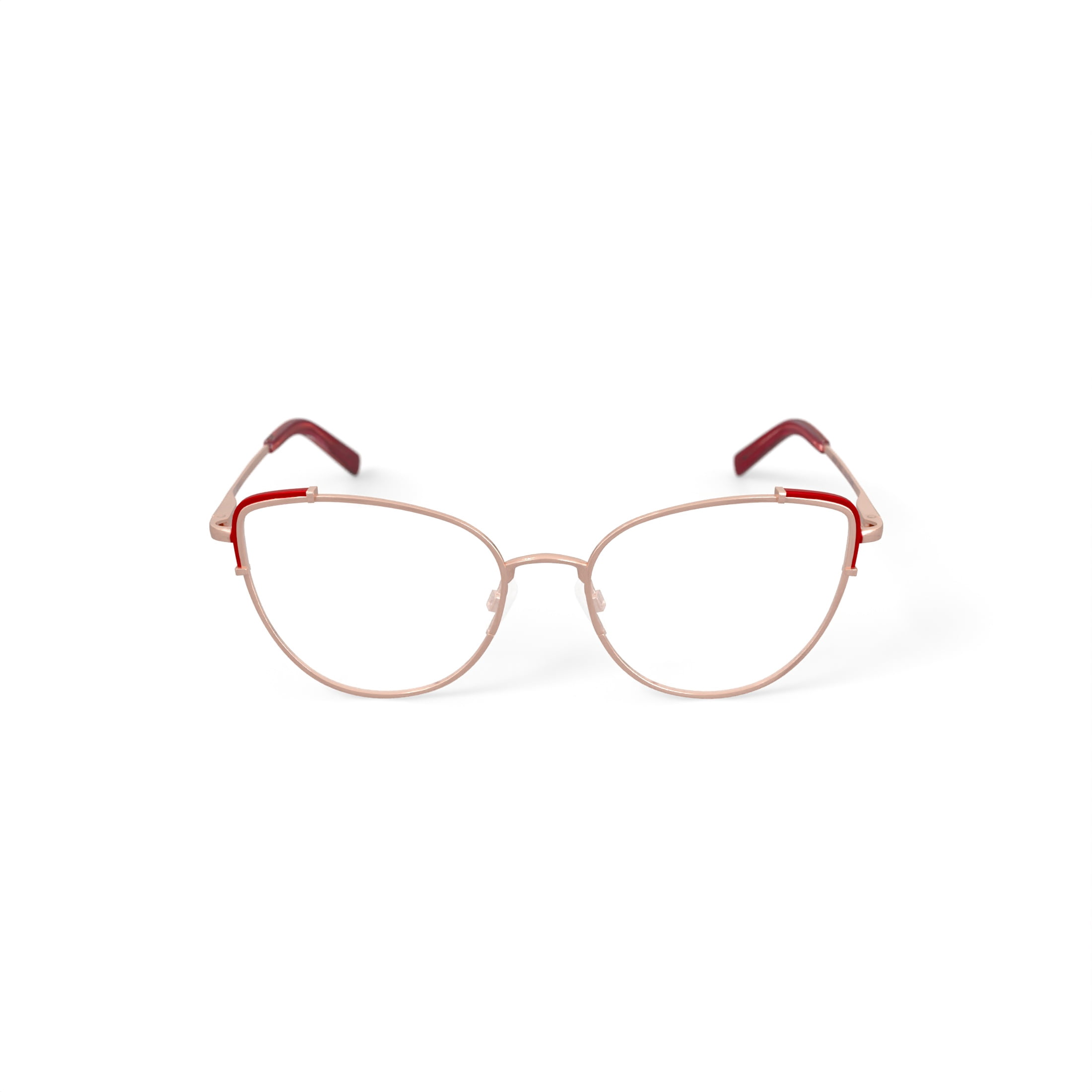 Keo Women’s Kezia Cat Eye Prescription Eyeglasses with Case, Gold