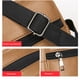 thumbnail image 4 of Bolso bandolera de cuero PU para hombre | Mochila de hombro en el pecho para viajes y senderismo | Correa ajustable 14-36 in | Ligero 260g | Múltiples compartimentos | Caqui marrón | 19x15x6cm, 4 of 6